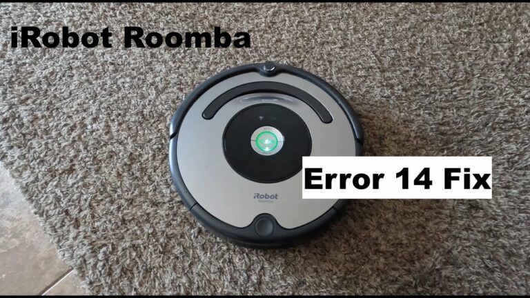 Error 14 en Roomba: Causas y soluciones